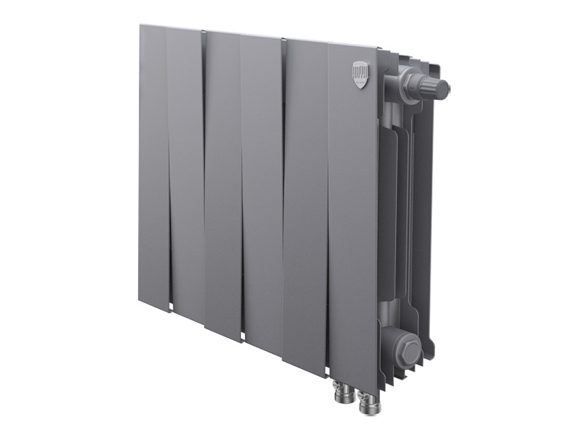 Радиатор Royal Thermo PianoForte 300 /Silver Satin — 6 секц. VDR